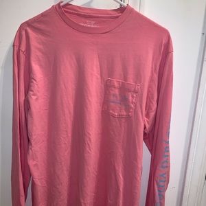 Pink/Peachy Vineyard Vines long sleeve.